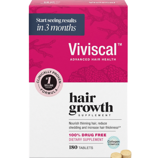 Viviscal Hair Growth 180 Tablets - Clinically Proven for Thicker Fuller Hair original
