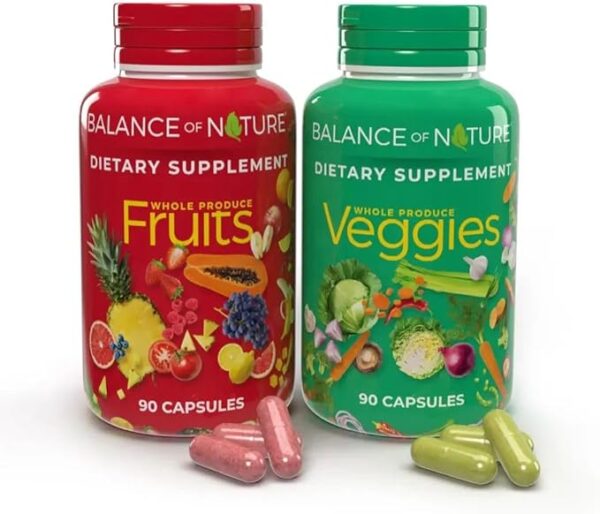 Fruits and Veggies Whole Food Supplement Superfood 180 Capsule_USA