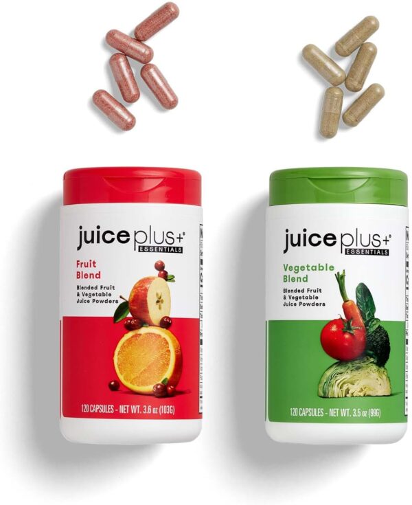 Juice Plus+ - 1 Each Blended Fruit & Veg Juice Powders 120 ea/240 Caps_USA