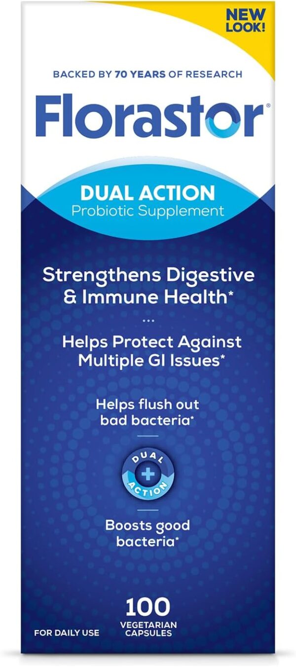 Florastor Probiotic 250mg Daily Probiotic Dietary Supplement