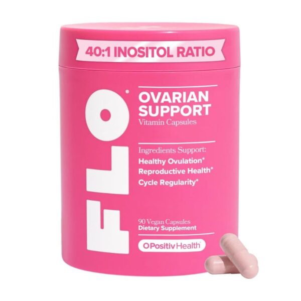 FLO Ovarian Support Vitamin 90 Vegan Capsules Dietary Supplement Hormone Balance_USA