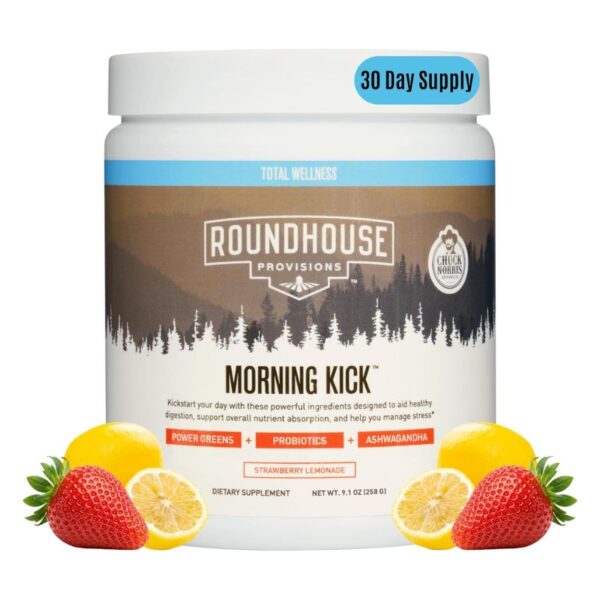 ROUNDHOUSE PROVISION Morning Kick Greens Superfood Powder_USA