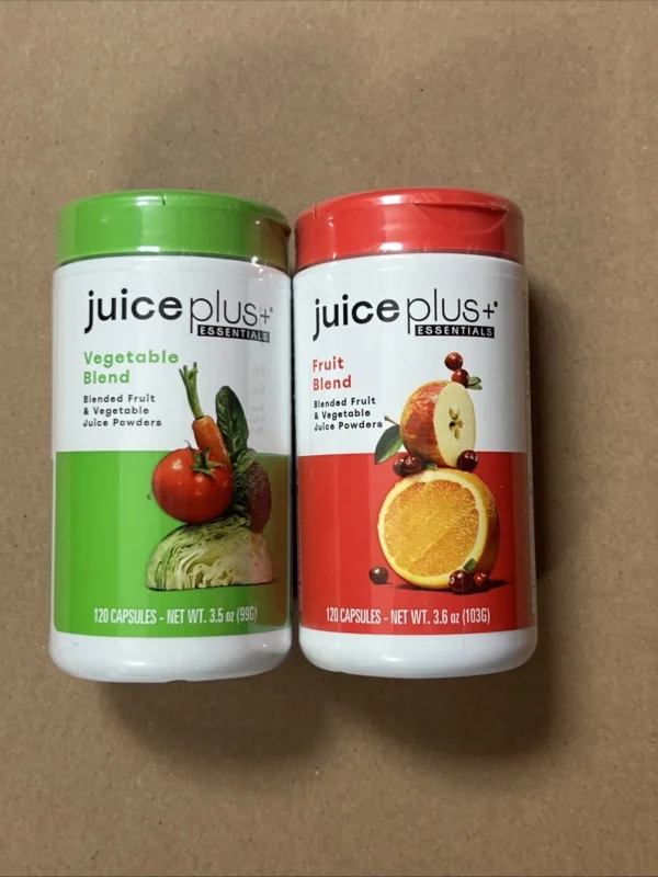 Juice Plus+ - 1 Each Blended Fruit & Veg Juice Powders 120 ea/240 Caps
