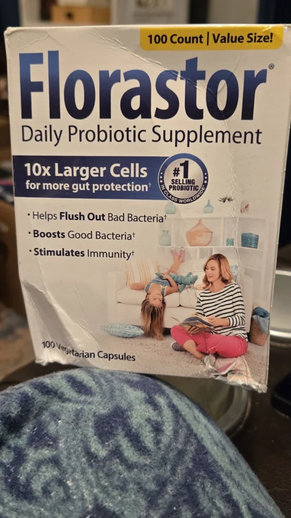 Florastor Probiotic 250mg Daily Probiotic Dietary Supplement (09/2026)