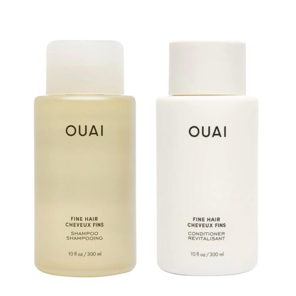 OUAI MEDIUM HAIR Shampoo + Conditioner Set -10 oz New_USA