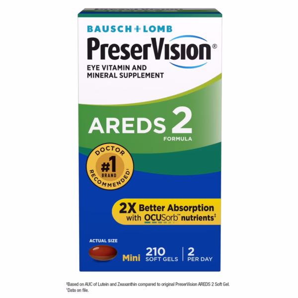 PreserVision AREDS 2 Formula Eye Vitamin Softgels, 210 ct._UK